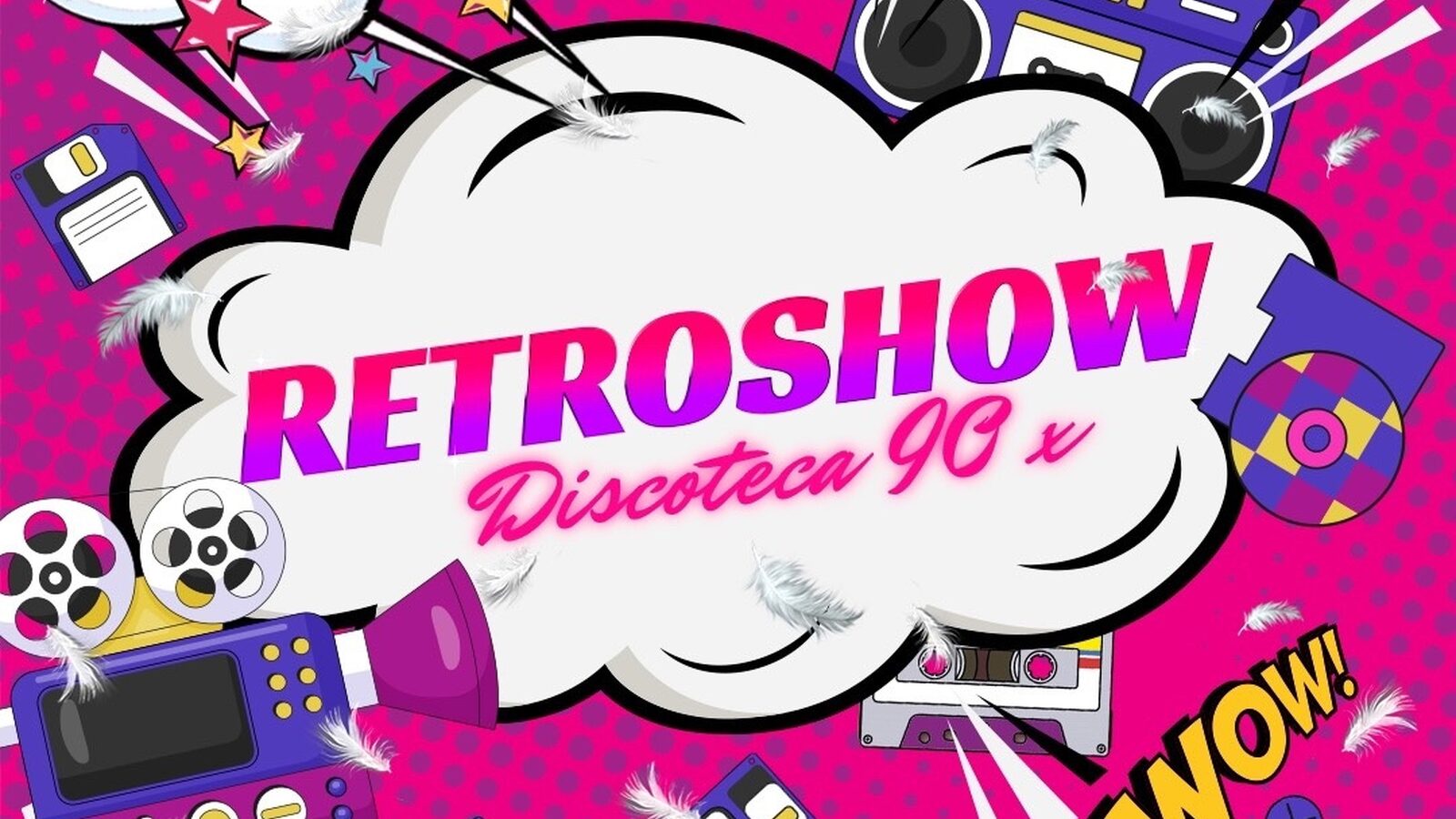 Retroshow Discoteca 90x