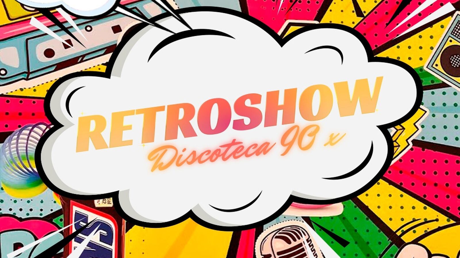 Retroshow Discoteca 90x