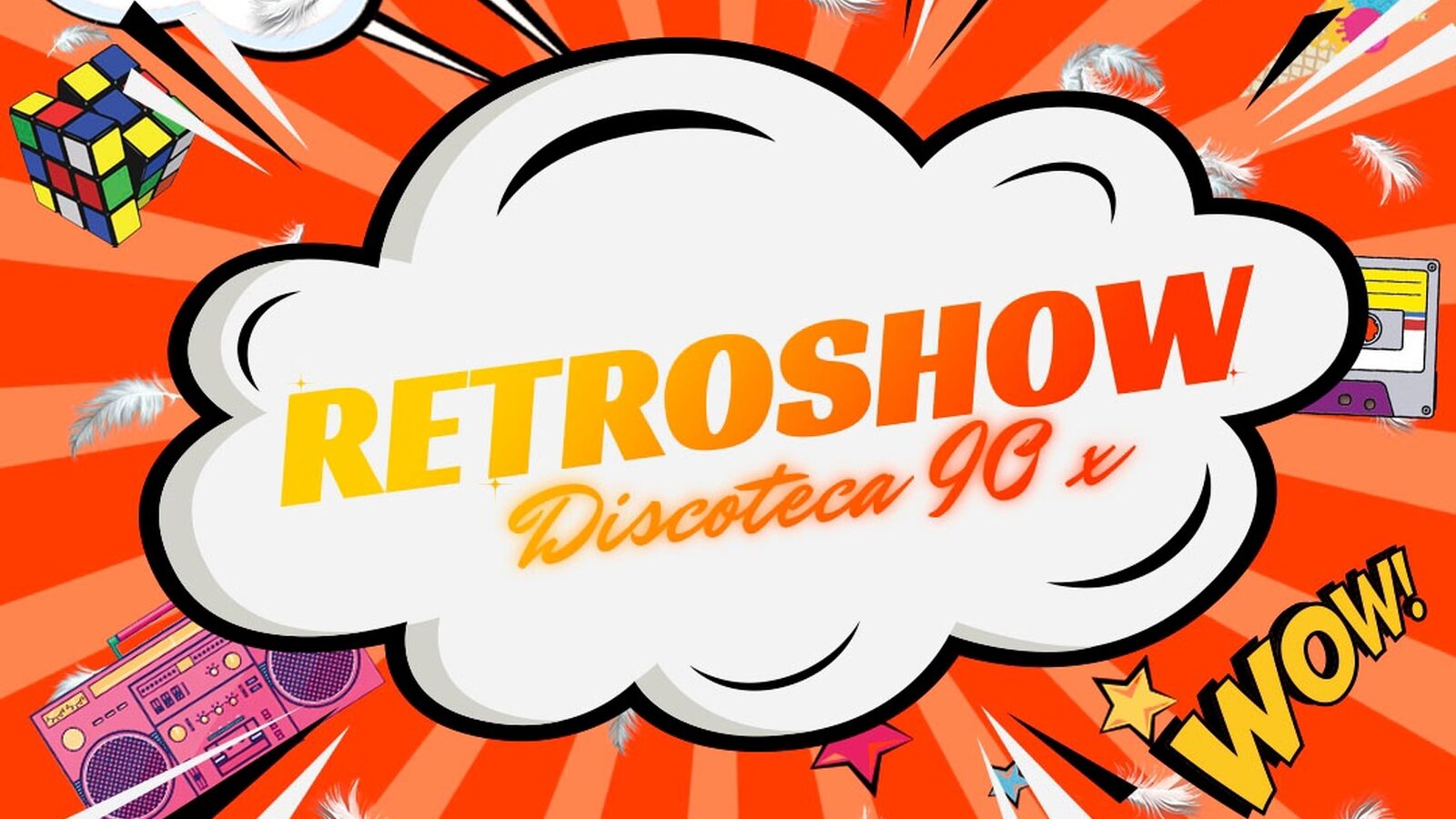 Retroshow Discoteca 90x