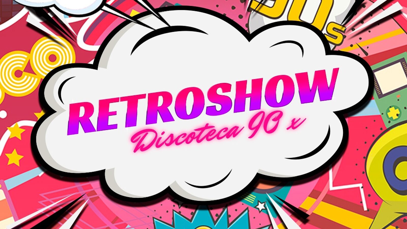 Retroshow Discoteca 90x