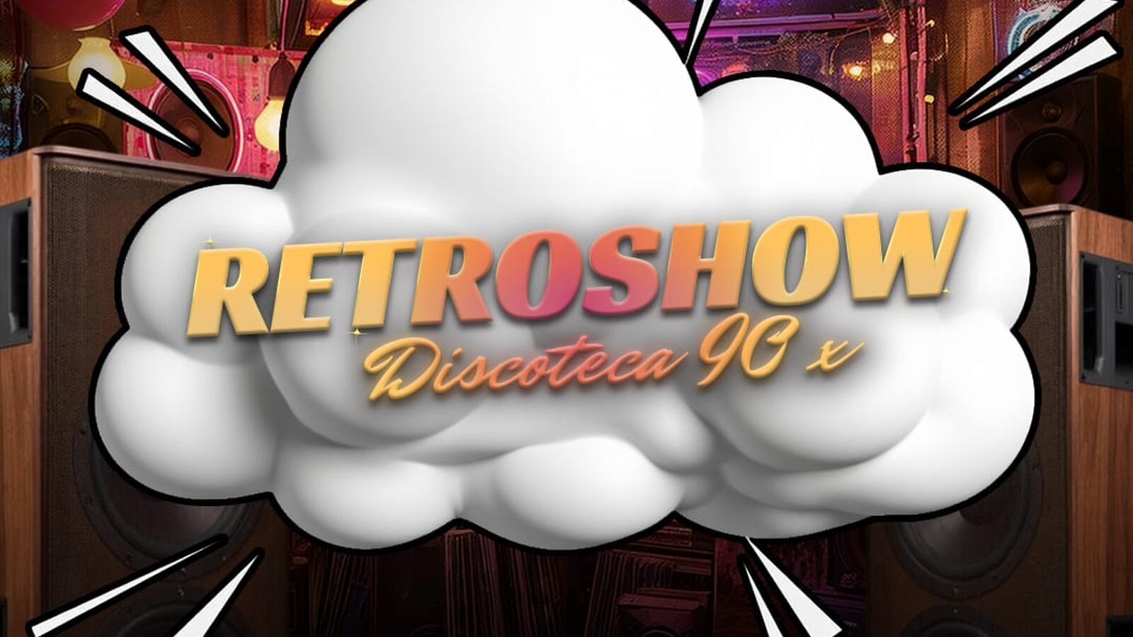 Retroshow discoteca 90x
